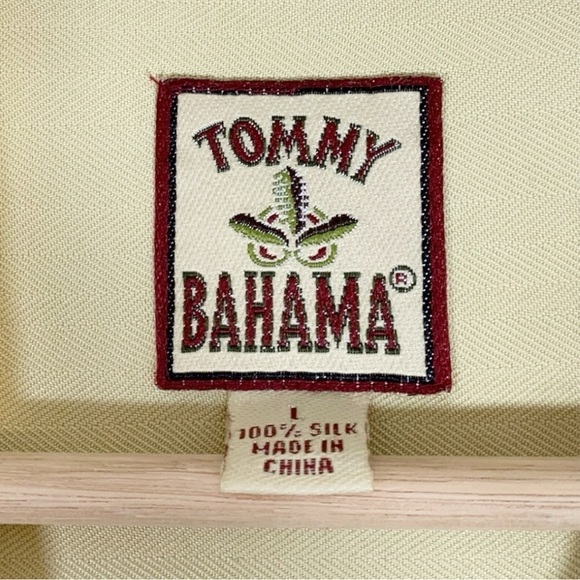 Tommy Bahama Silk Button Down Shirt Size Large - Picture 8 of 10